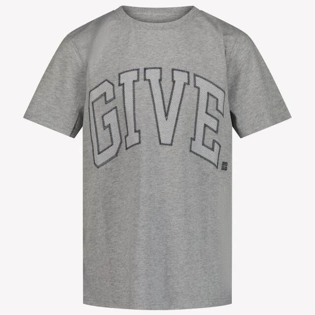 Givenchy Kinder jongens t-shirt in H30738A01GREY large