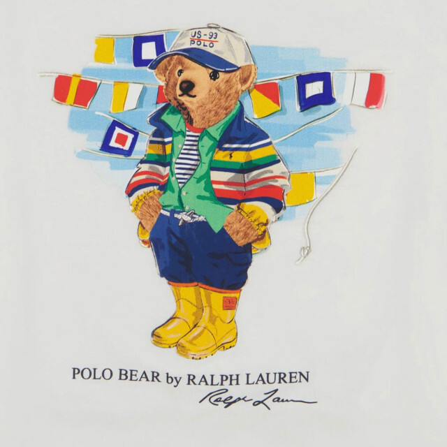 Ralph Lauren Baby jongens t-shirt in 320958332001WHITE large