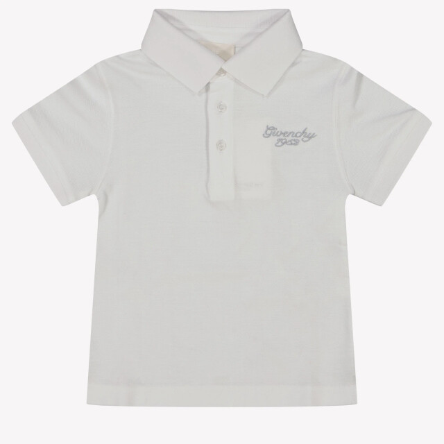 Givenchy Baby jongens polo in H3064710PWHITESS25<br>poloshirt large