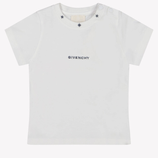 Givenchy Baby jongens t-shirt in H30642WHITESS25<br>T-shirt large