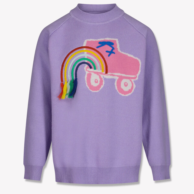 Stella McCartney Kinder meisjes trui in TW9B40Z2922522PURPLE large