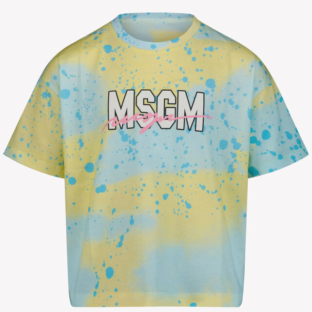 Msgm Kinder meisjes t-shirt in S5MSJGTH214140MULTI large
