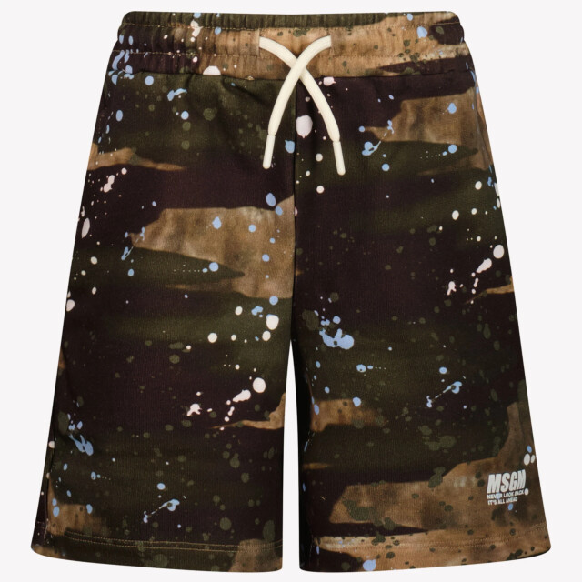 Msgm Kinder jongens shorts in S5MSJBBE023DARKCAMOUFLAGE large