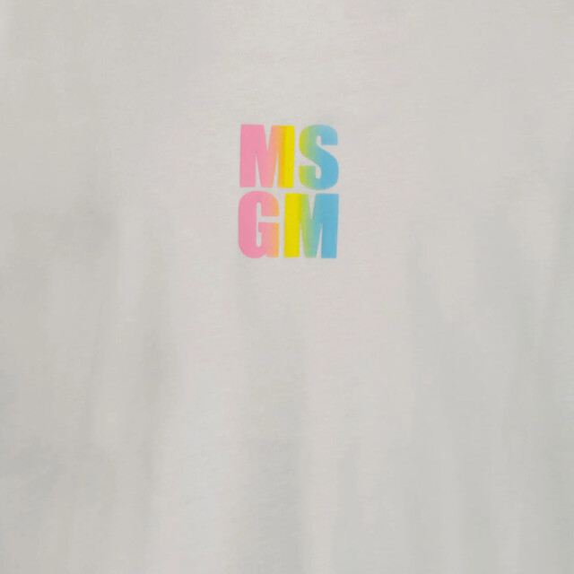 Msgm Kinder meisjes t-shirt in S5MSJGTH218001BIANCO/ large