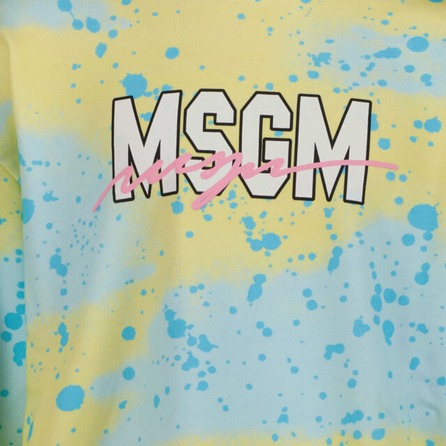 Msgm Kinder meisjes t-shirt in S5MSJGTH214140MULTI large
