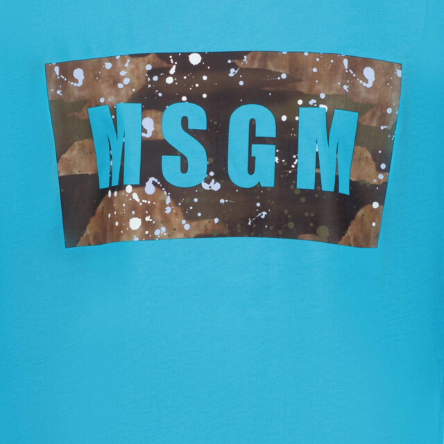 Msgm Kinder jongens t-shirt in S5MSJBTH036MS011ATOLLO large