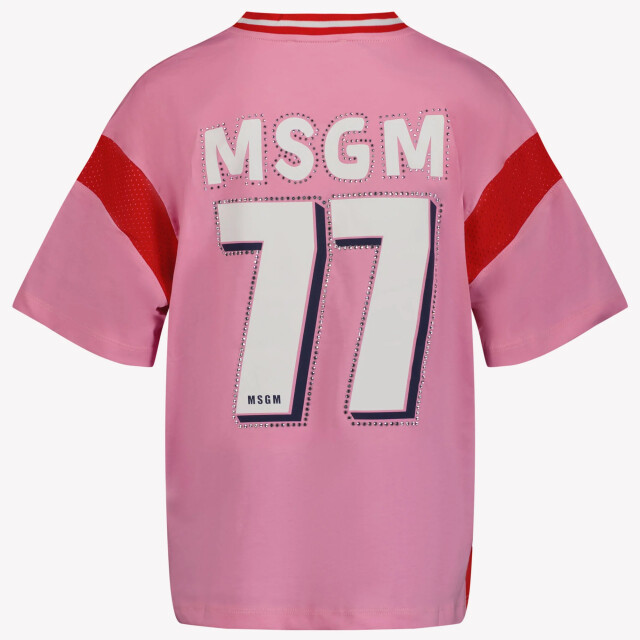 Msgm Kinder meisjes t-shirt in S5MSJGTH252PINKLILAC large