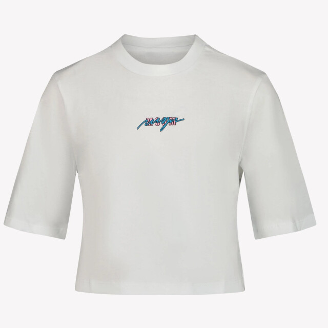 Msgm Kinder meisjes t-shirt in S5MSJGTH080001BIANCO/WHITE large