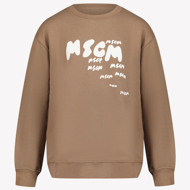 Msgm Kinder jongens trui in S5MSJBSW010MS008CARIBOU/BROWN large