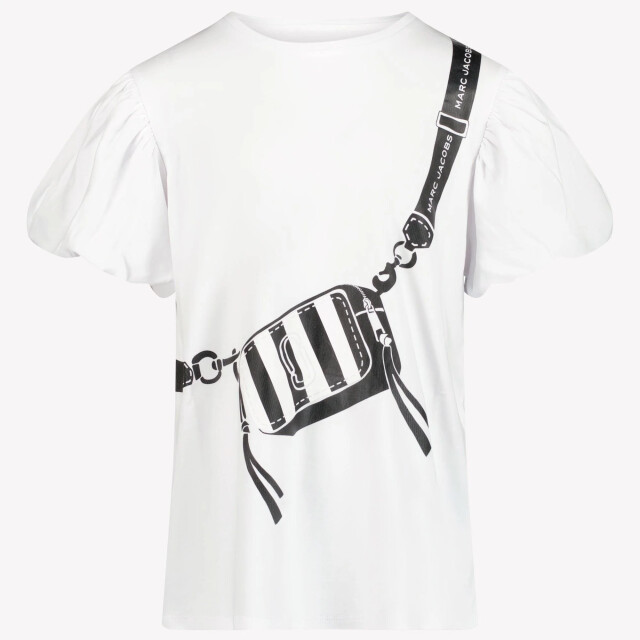 Marc Jacobs Kinder meisjes t-shirt in W6046410PWHITE large