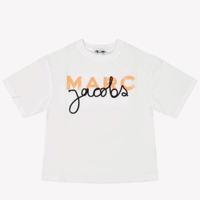 Marc Jacobs Kinder jongens t-shirt in W60455WHITESS25<br>T-shirt large