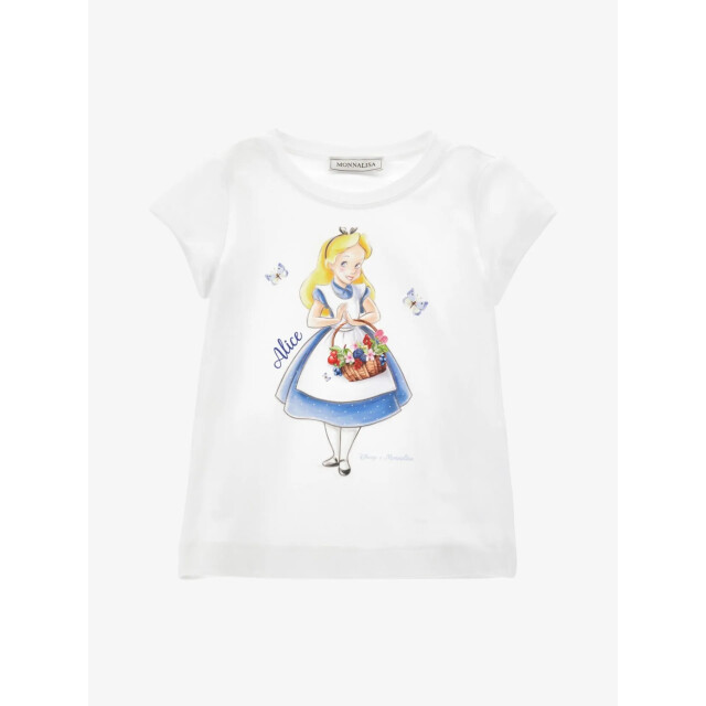 Monnalisa Meisjes t-shirt alice 11E622-5202-0099 large