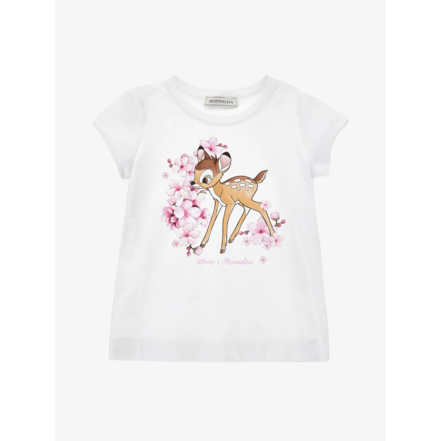 Monnalisa Meisjes t-shirt bambi 11E612-5202-0099 large