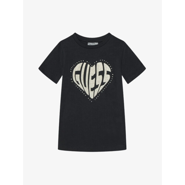 Guess Meisjes t-shirt zwart J5RI46-J1314-JBLK large