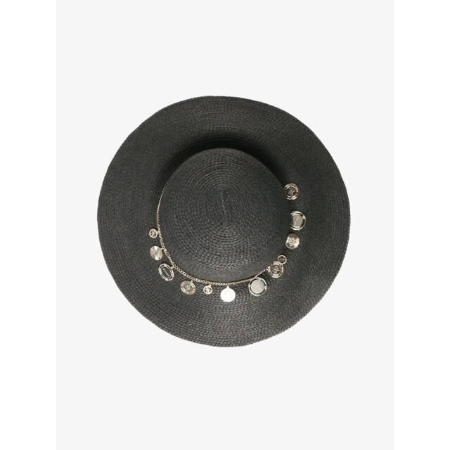 Guess Dames hoed coins fedora zwart AW5290-NYL01-BLA large