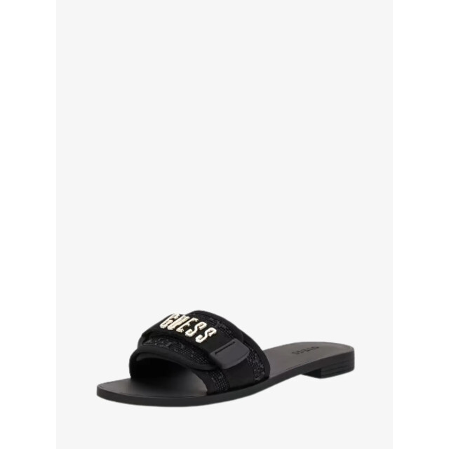 Guess Dames slippers elyze3 zwart FLGEL3-ELE19-BLACK large