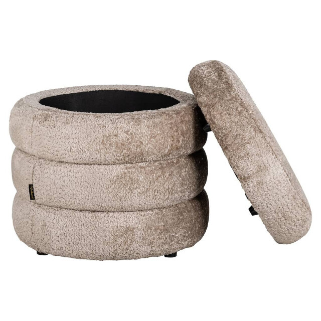 Richmond Interiors Richmond poef sheep naturel adele S4615 SHEEP NATURE large