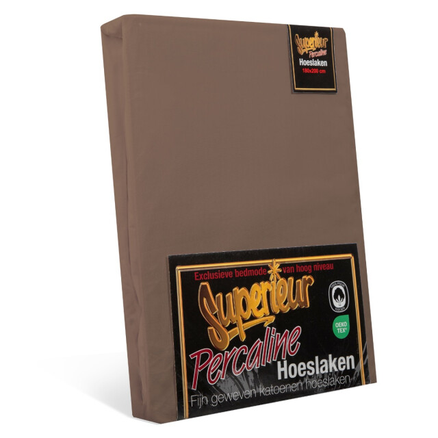 Superieur Hoeslaken 80x200 cm - 100% katoen 3059940 large