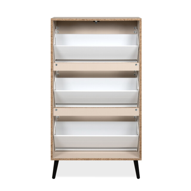 CaliCosy Schoenenkast met 3 kleppen en 2 vakken per klep, 70 cm vigo 3197157 large