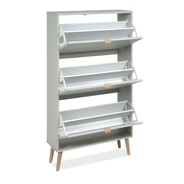 CaliCosy Schoenenkast met 3 kleppen en 2 vakken per klep, 70 cm vigo 3197156 large