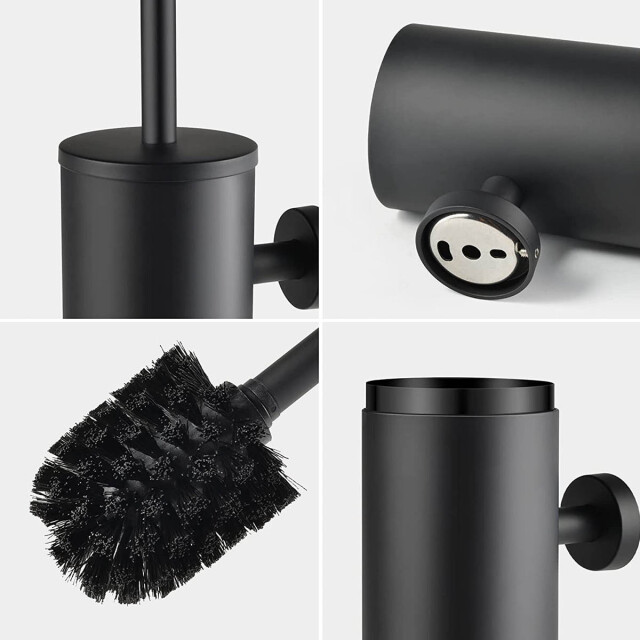 Xivada Toiletset wc rolhouder handdoekhaak toiletborstel - 3195476 large