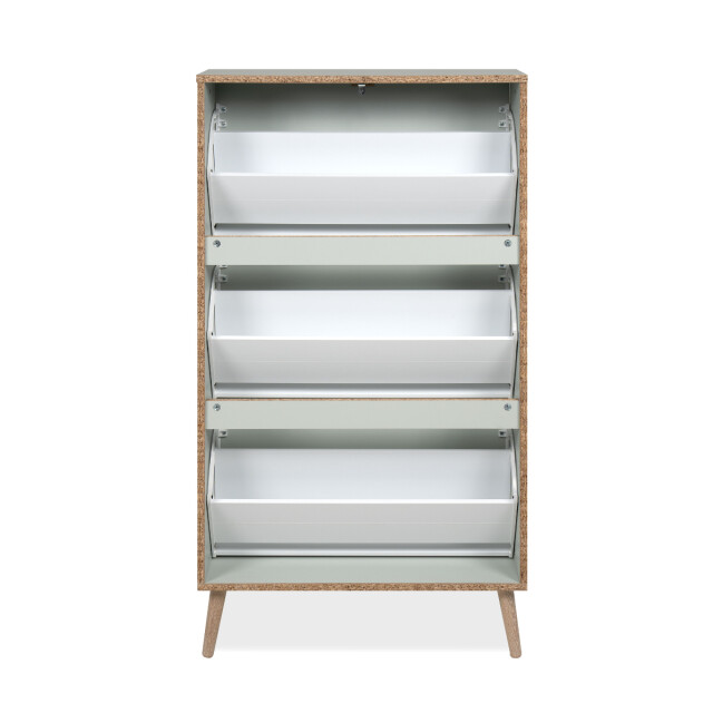 CaliCosy Schoenenkast met 3 kleppen en 2 vakken per klep, 70 cm vigo 3197156 large