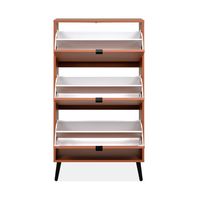CaliCosy Schoenenkast met 3 kleppen en 2 vakken per klep, 70 cm vigo 3197155 large