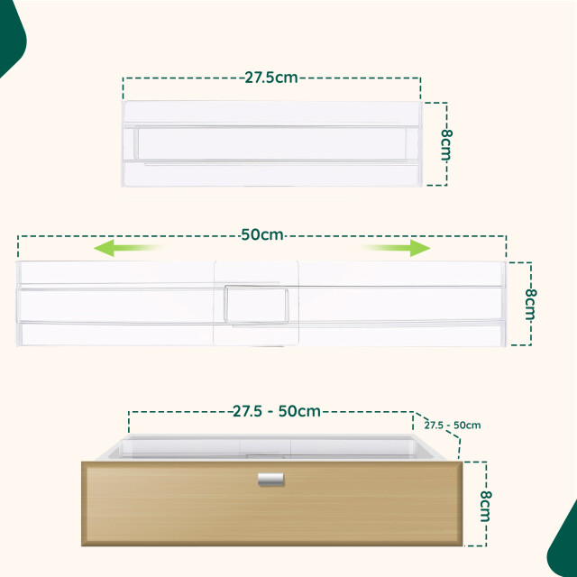 Xivada Lade verdeler ezra verstelbaar - pet 4 stuks 3195453 large