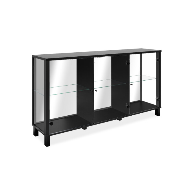 CaliCosy Dressoir met 15 mm kastdikte, glazen zijkanten, spiegel achterwand, 10 cm 3197143 large