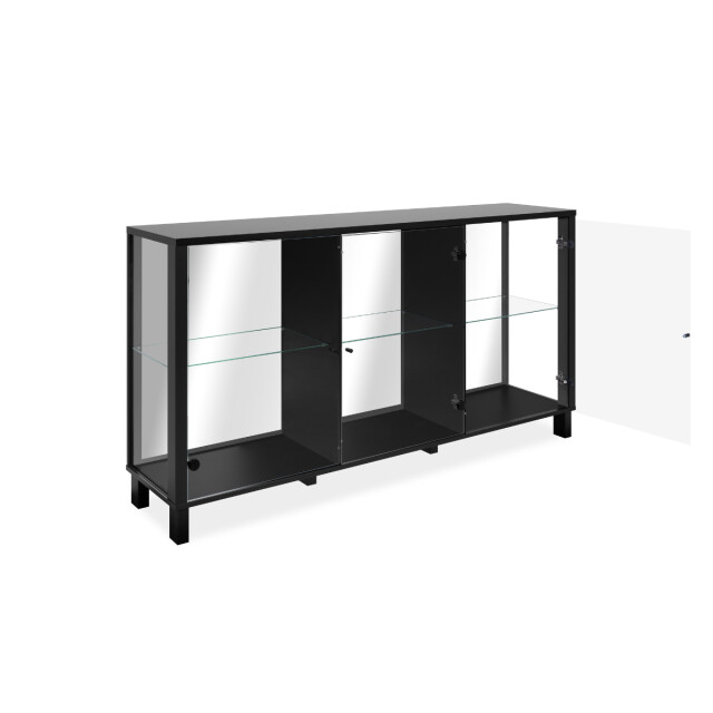 CaliCosy Dressoir met 15 mm kastdikte, glazen zijkanten, spiegel achterwand, 10 cm 3197143 large