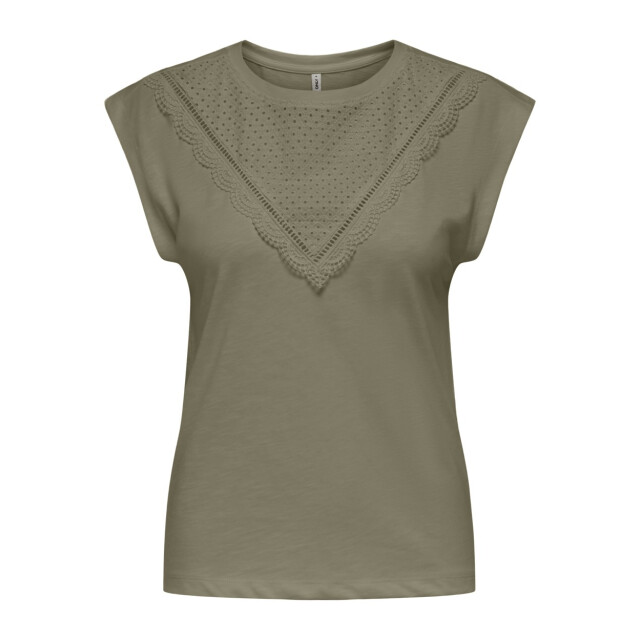 Only Onldelia sl o-neck mix top box jrs dessin 4382.29.0002 large
