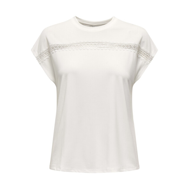 Only Onlfree life batsleeve o-neck mix topjrs off-white 4382.02.0135 large