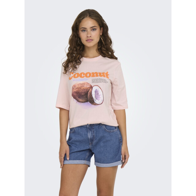 Only Onlphoebe ss fresh top box jrs zalmpeach 4339.67.0003 large