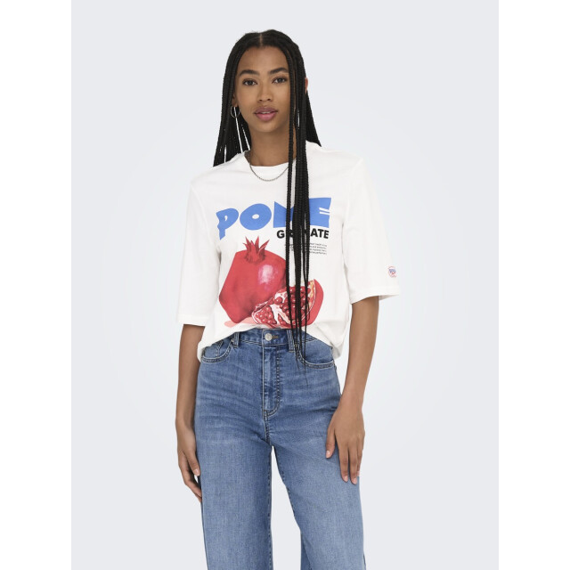 Only Onlphoebe ss fresh top box jrs off-white 4339.02.0086 large