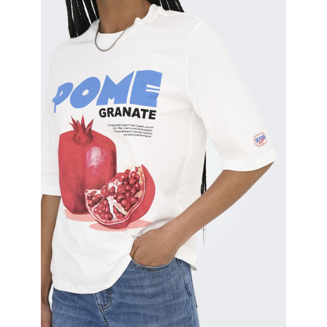 Only Onlphoebe ss fresh top box jrs off-white 4339.02.0086 large
