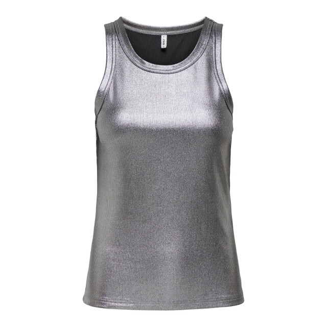 Only Onlsol life sl glitter rib top jrs zilverkleurig 4349.97.0039 large