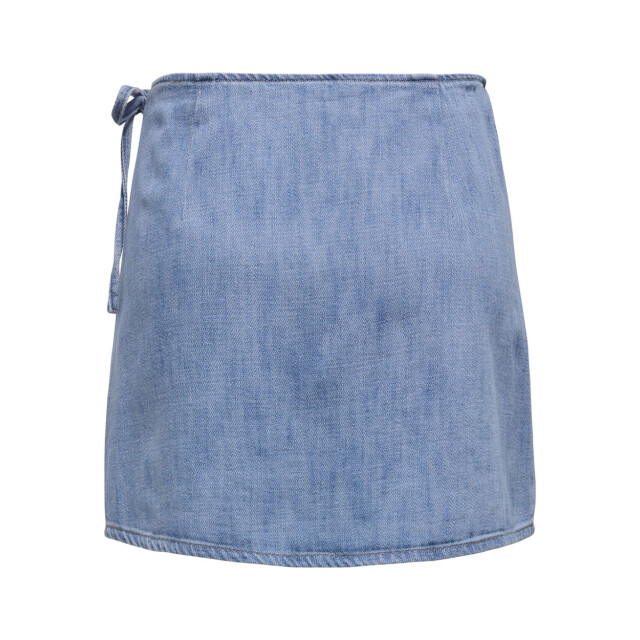 Only Onlnoelle wrap skirt dnm yor blue denim 4460.35.0003 large