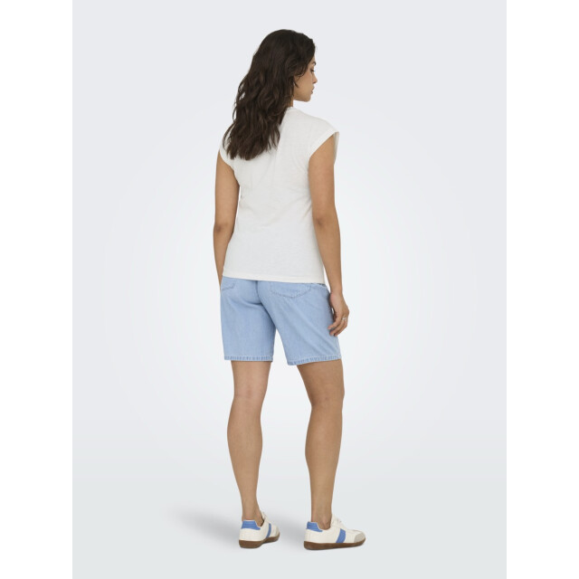 Only Onldelia sl o-neck mix top box jrs off-white 4382.02.0133 large