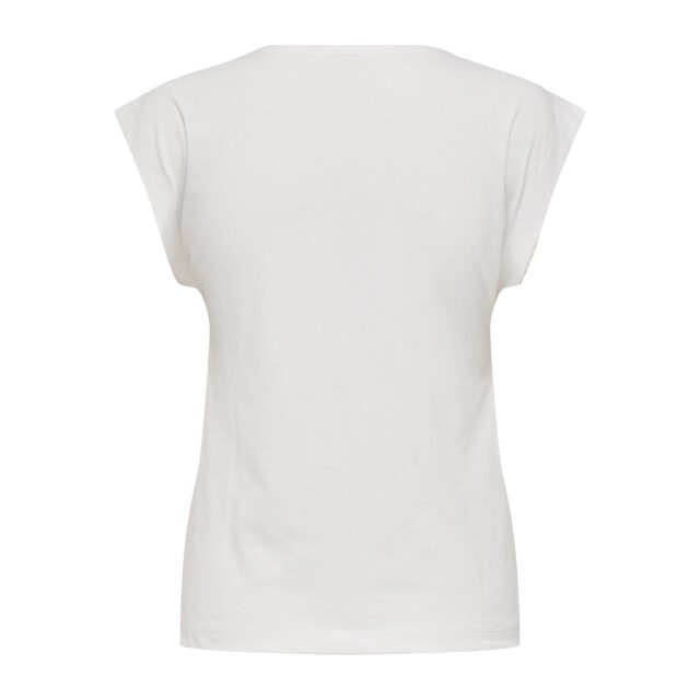 Only Onldelia sl o-neck mix top box jrs off-white 4382.02.0133 large
