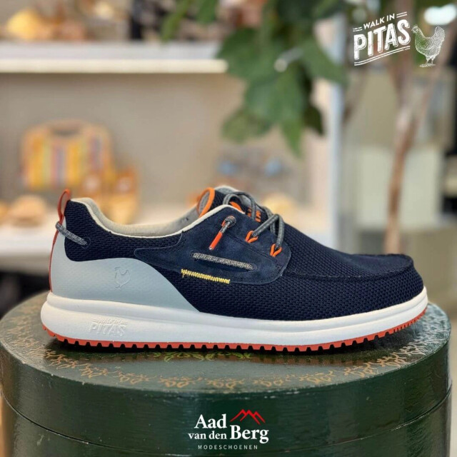 Walk in Pitas Herenschoenen veterschoenen Bay large
