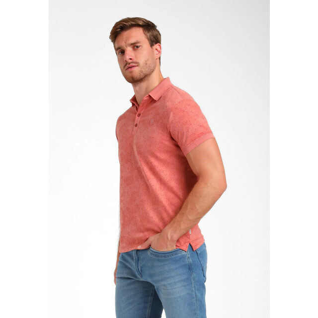 Gabbiano Heren polo 235921 5555 sunset red Gabbiano Polo 235921 5555SunsetRed large