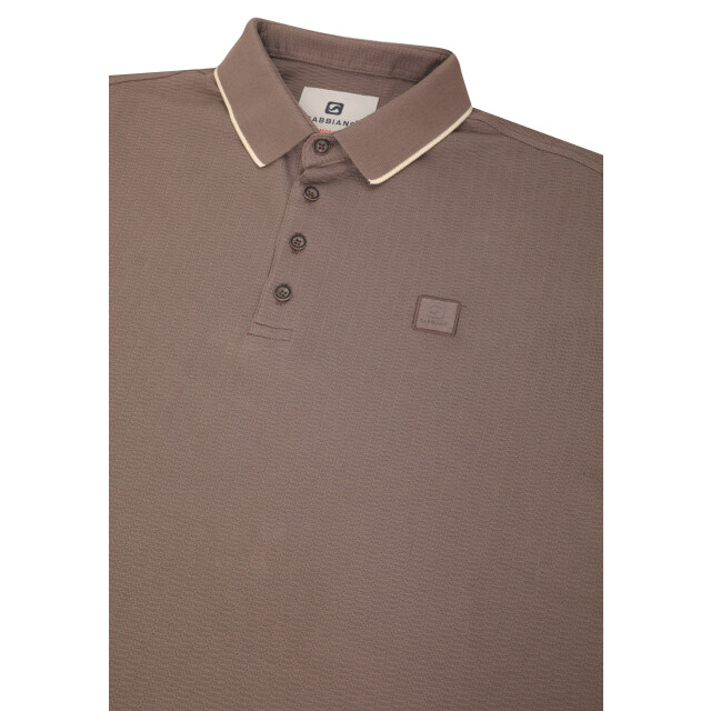 Gabbiano Heren polo 235923 5997 desert taupe Gabbiano Polo 235923 5997DesertTaupe large