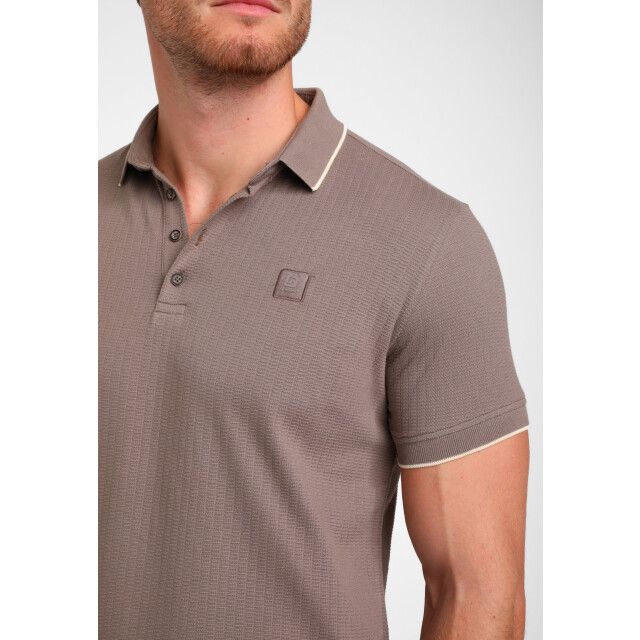 Gabbiano Heren polo 235923 5997 desert taupe Gabbiano Polo 235923 5997DesertTaupe large