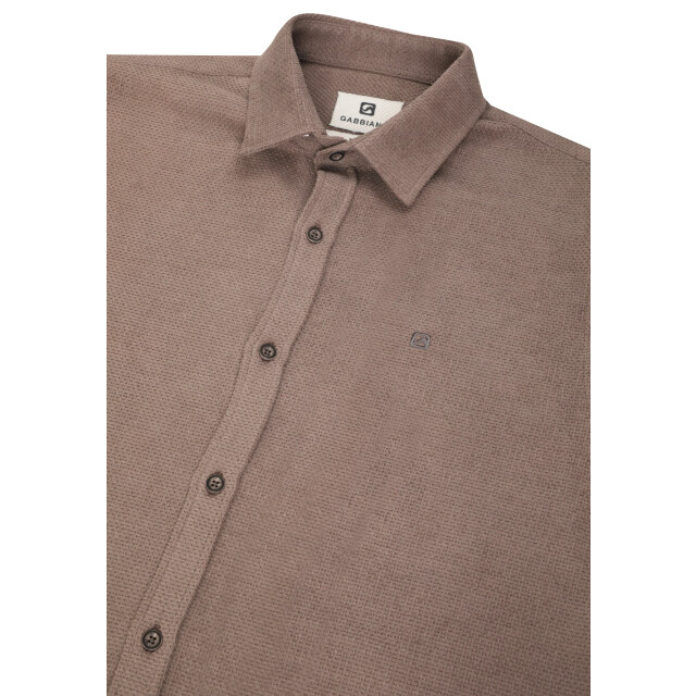 Gabbiano Heren overhemd 335936 5997 desert taupe Gabbiano Shirt 335936 5997DesertTaupe large