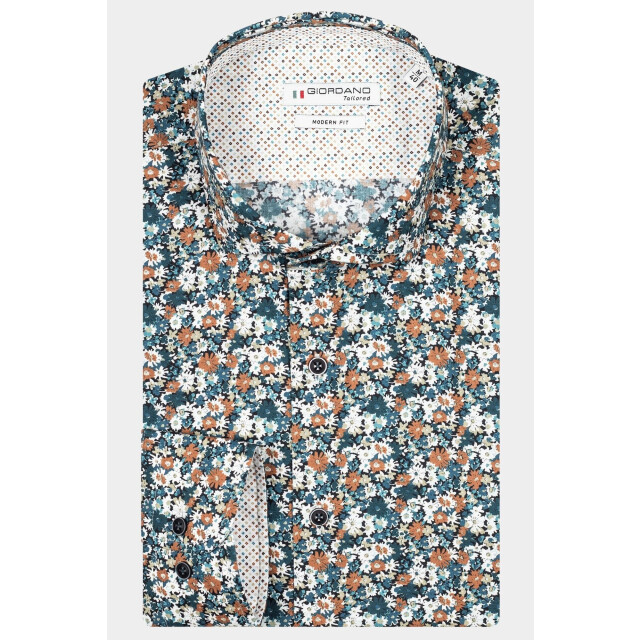 Giordano Casual hemd lange mouw row, ls cutaway colourful pri 427819/60 186262 large