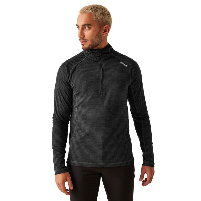 Regatta Heren yonder ii half zip fleece top UTRG11053_ash large