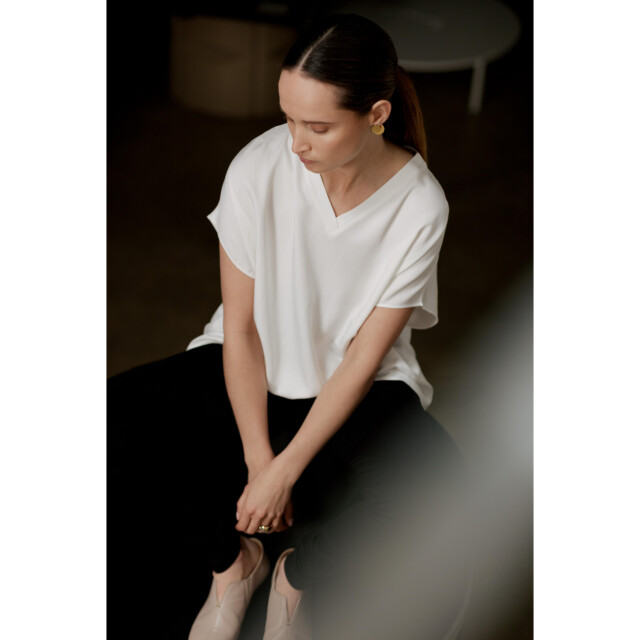 studio .ruig Viscose top tem studio .ruig top Tem viscose off white large