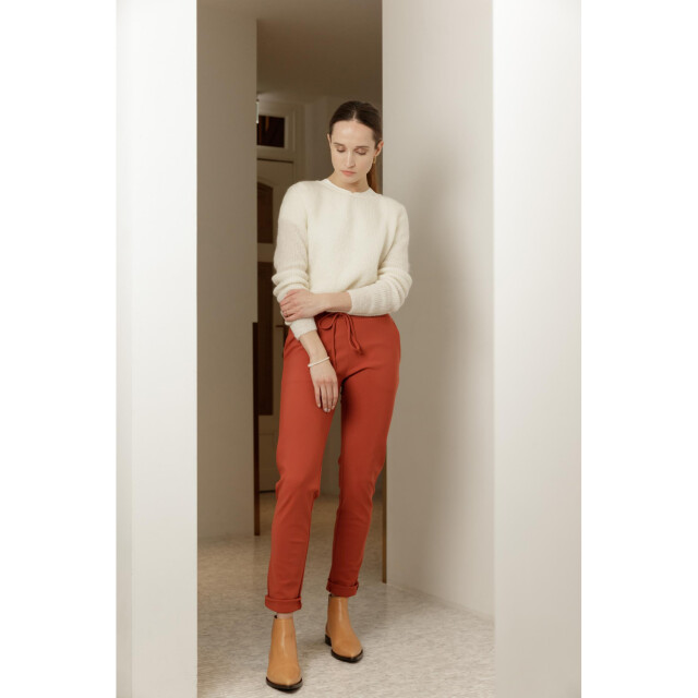 studio .ruig Travel jersey broek bries studio .ruig trousers Bries heavy jersey terra large