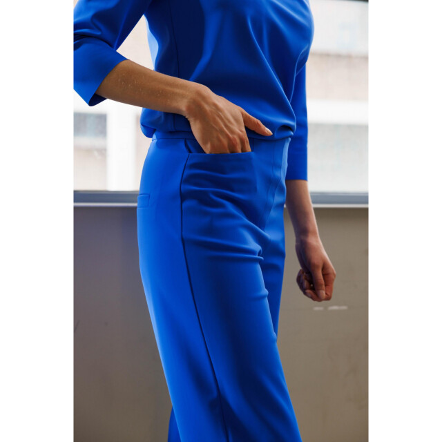 studio .ruig Travel jersey broek bon studio .ruig trousers Bon heavy jersey cobalt large