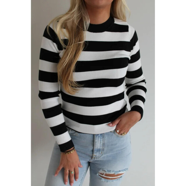 The Dezzy Factory Stripe top | zwart 2400279 large
